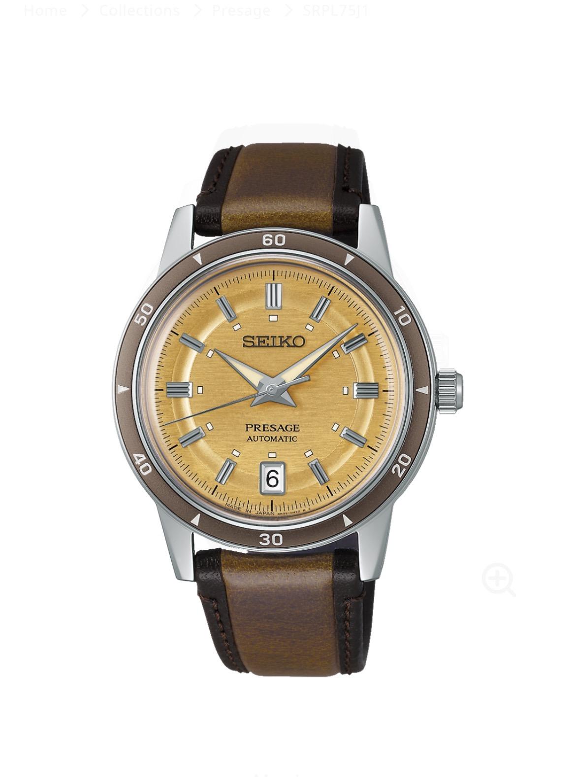 Seiko Presage Style60’s view 2
